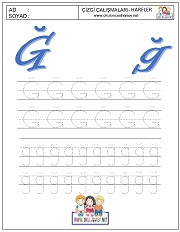 h harfi çizgi çalışması